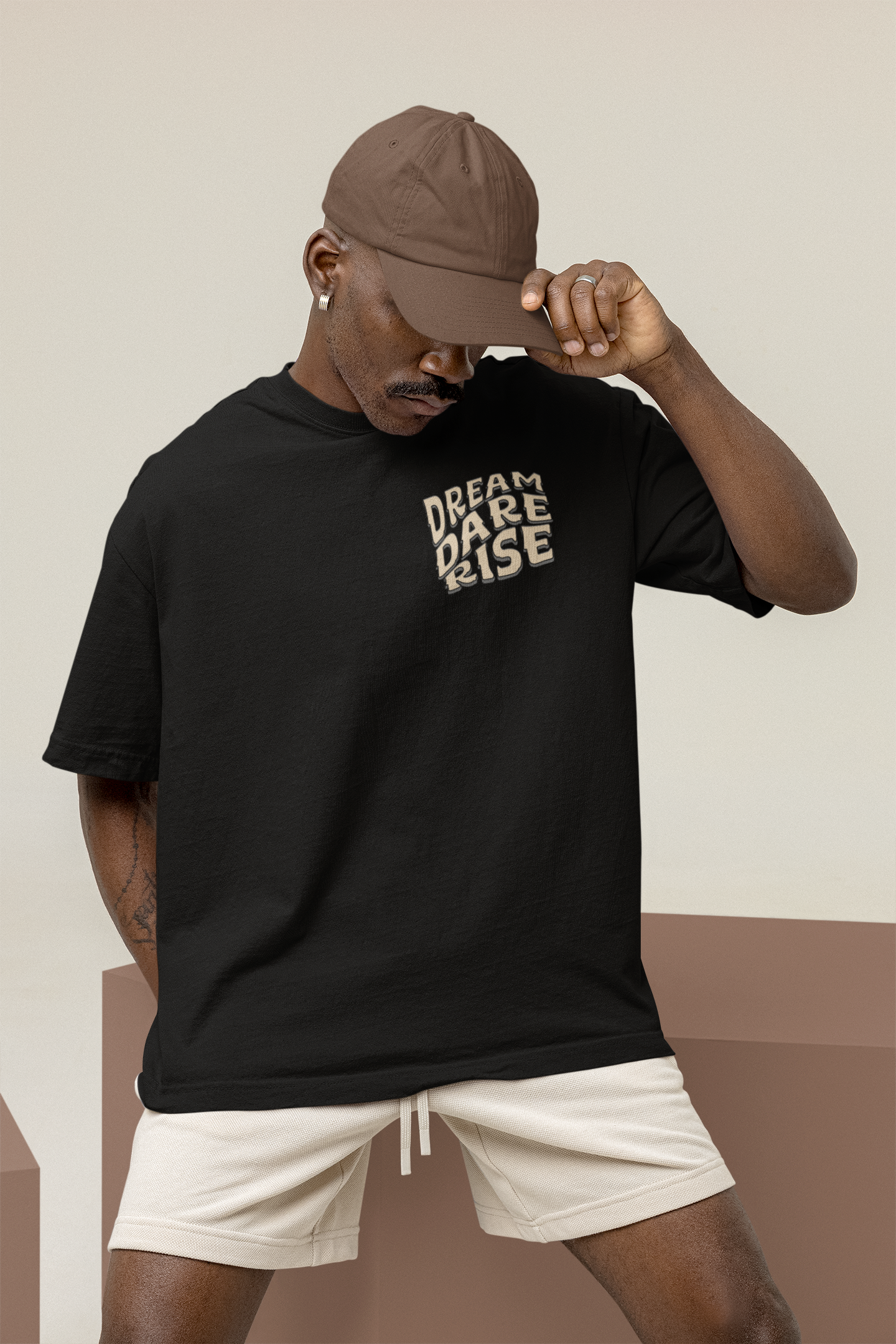 Dream Dare Rise Oversized T-shirt