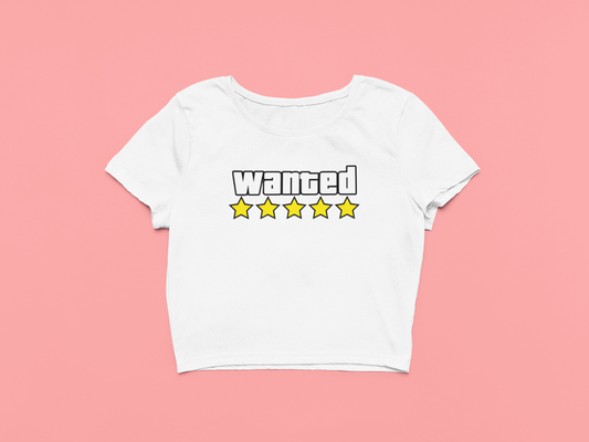 Wanted Crop Tee