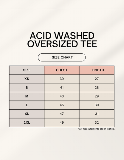 Guns N' Roses unisex acid wash oversized tee