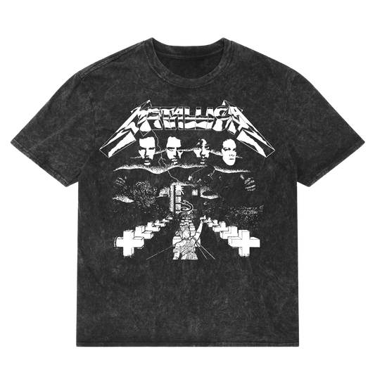 METALLICA 01 Acid Wash OVERSIZED T shirt