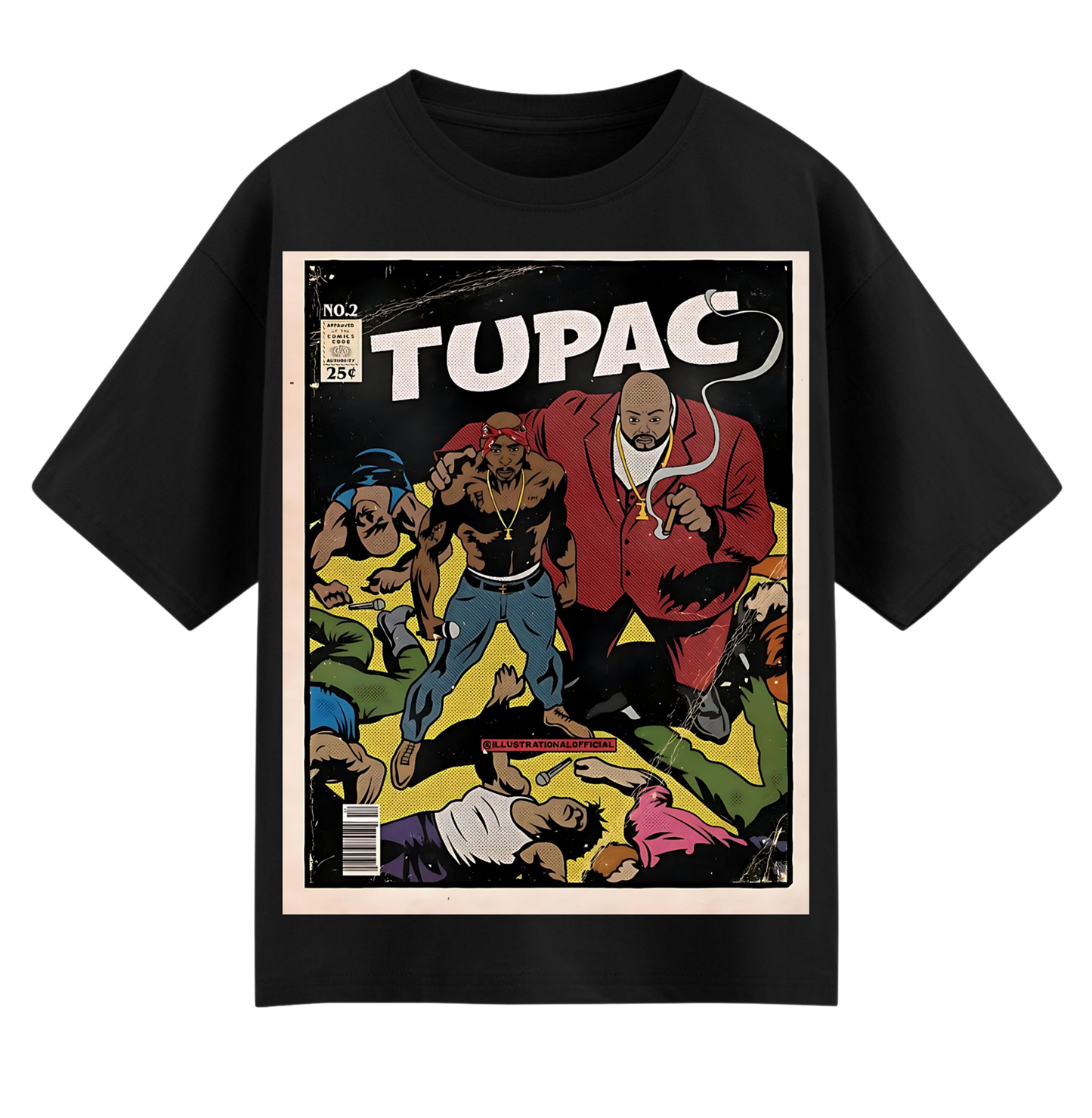 TUPAC 02 Oversized T Shirt