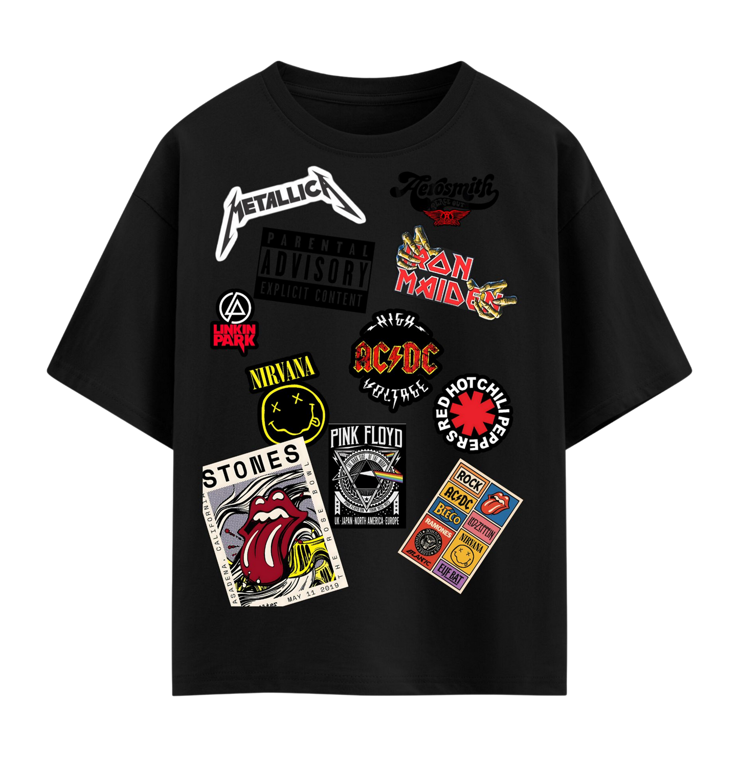 ROCK ON  01! Oversized T Shirt