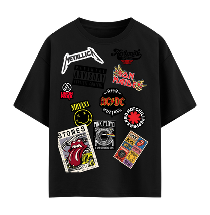 ROCK ON  01! Oversized T Shirt