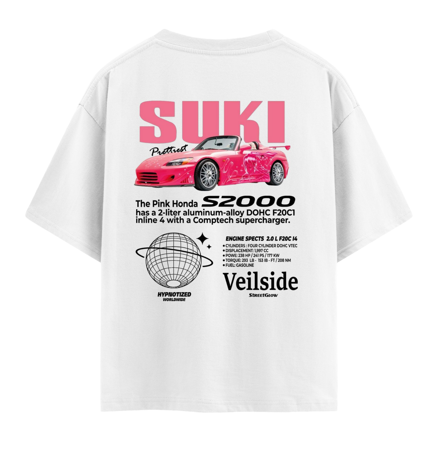 SUKI HONDA S2000 OVERSIZED T SHIRT