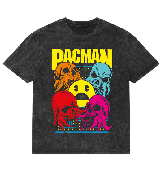 Pac-Man Acidwash Oversized Tee