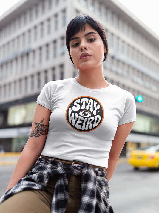 Stay Weird Crop Top