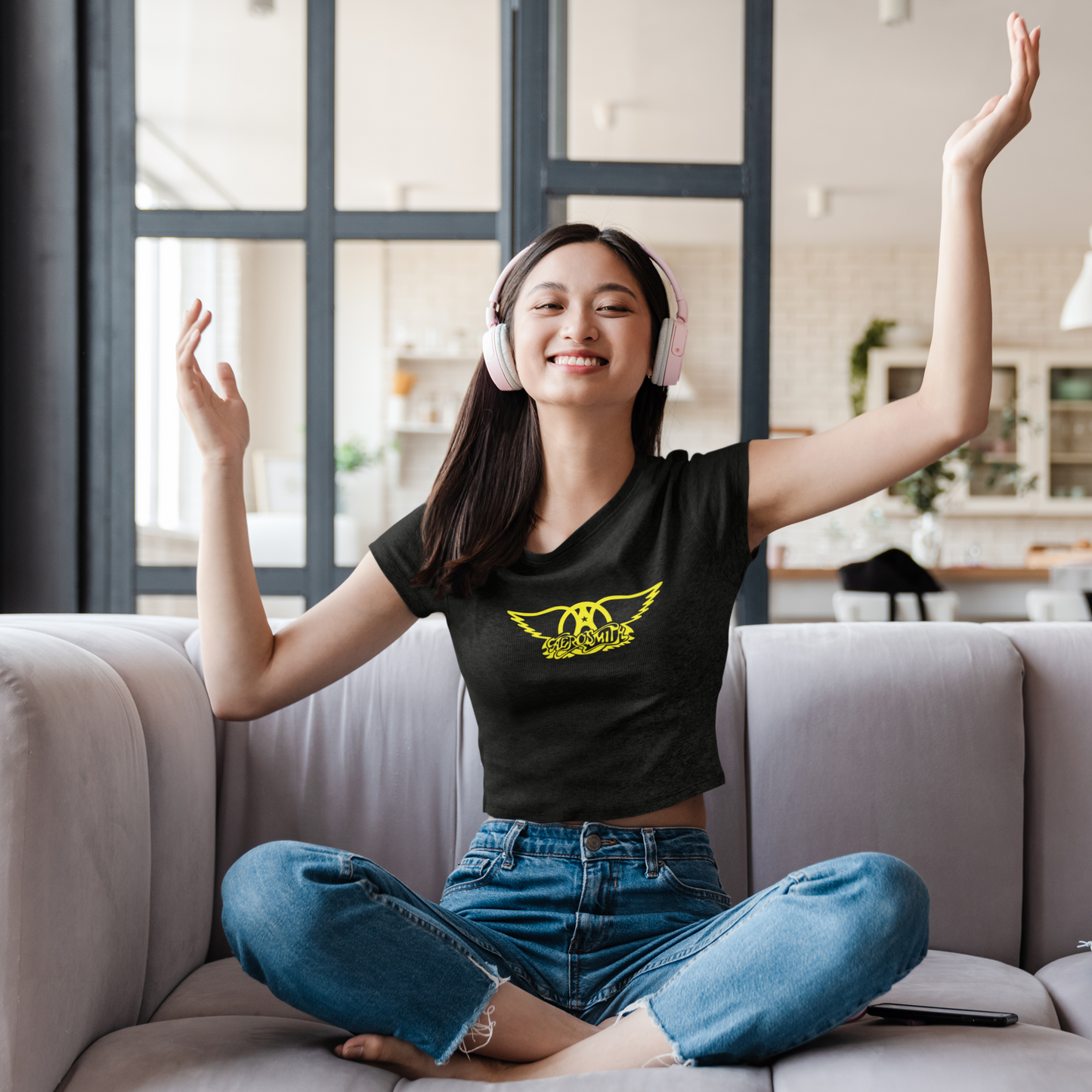 Aerosmith Crop Top