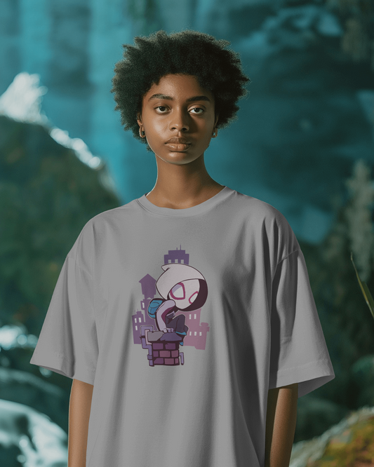 Spidey Gwen Oversized T shirt