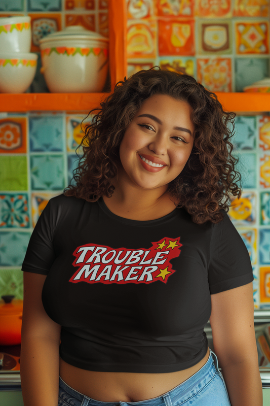 TROUBLE MAKER CROP TOP