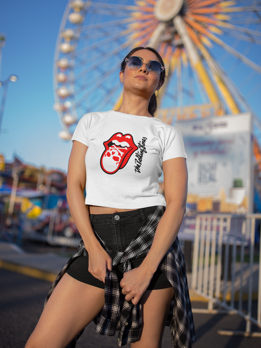 Rolling Stones Crop Top