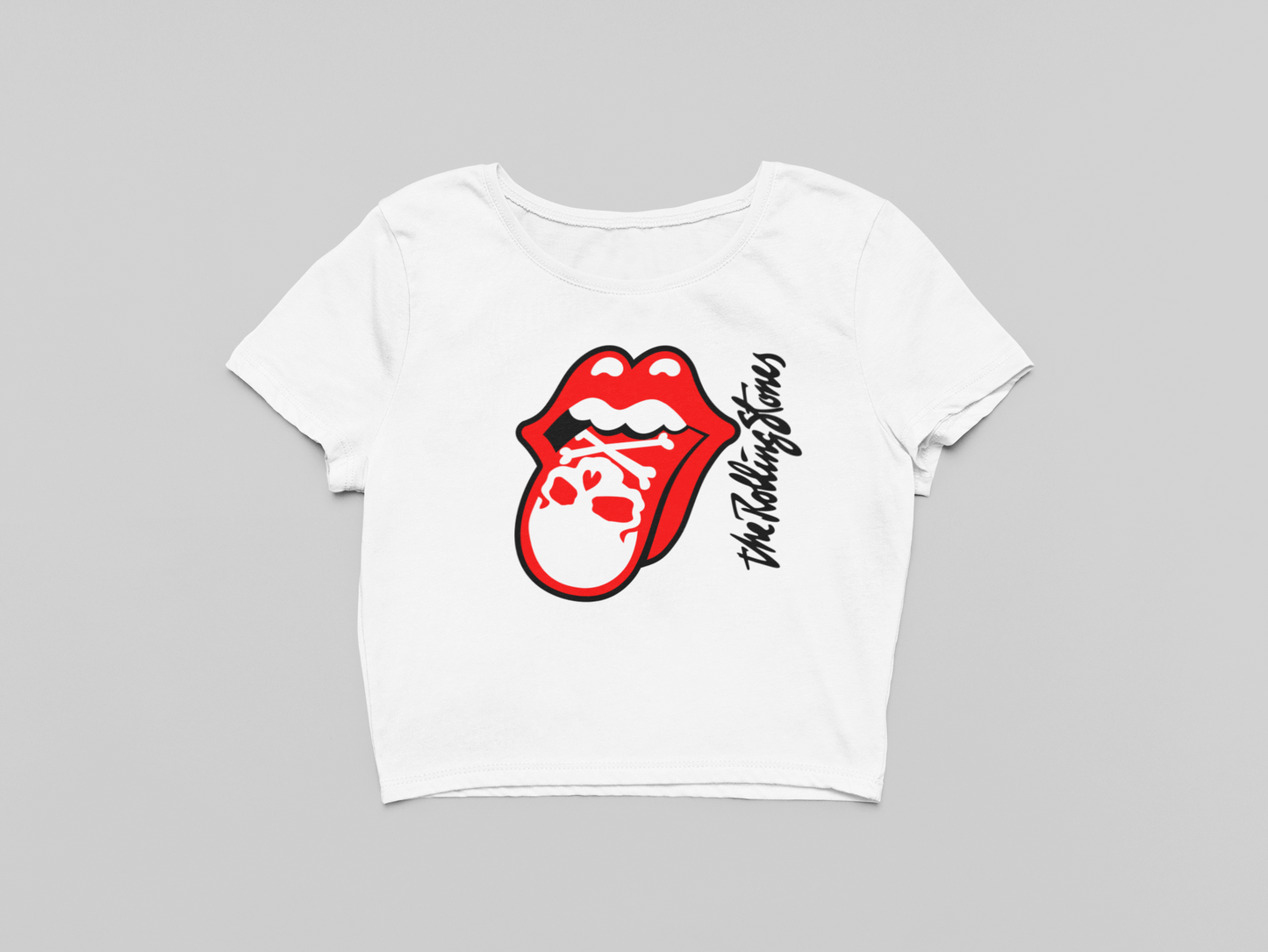 Rolling Stones Crop Top