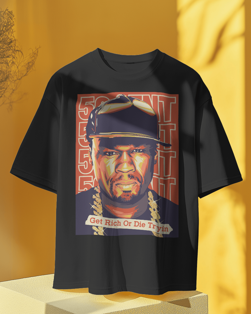 50 CENT Oversized T shirt