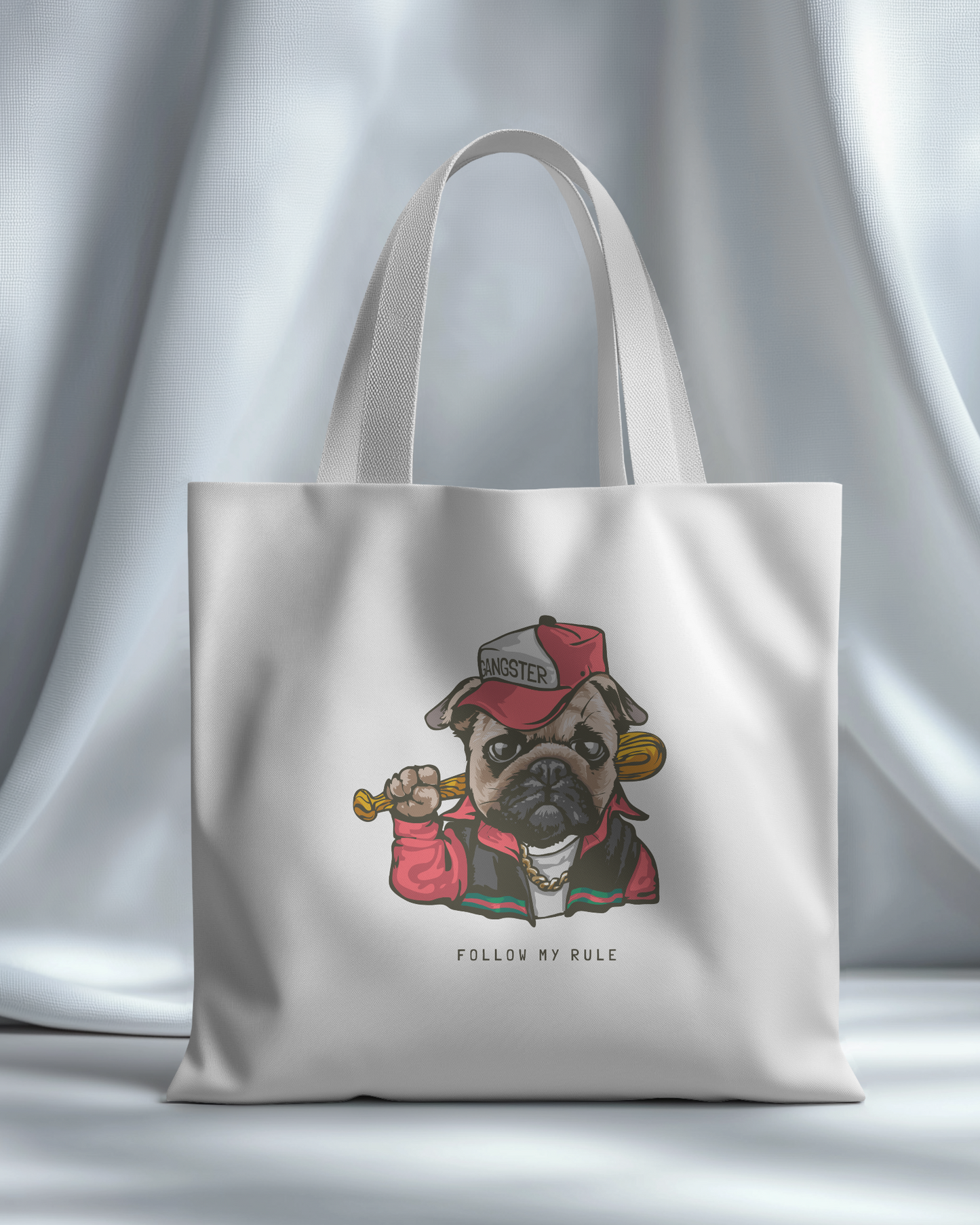 G PUG Tote Bag