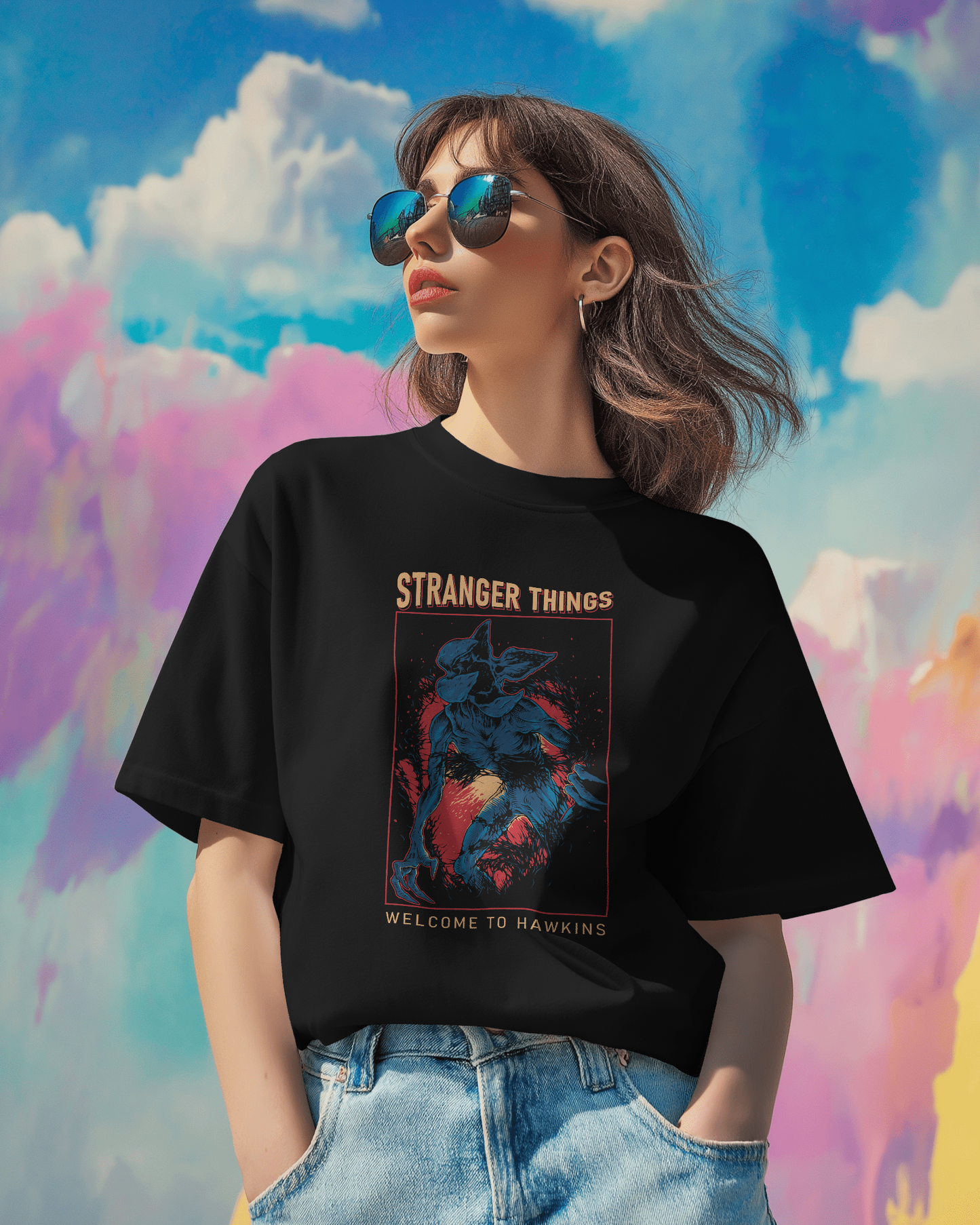 Stranger Things Oversized T shirt